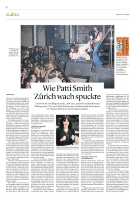  Patti Smith Group, Live in Zurich, October 1976