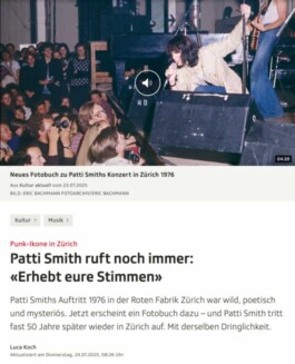 Patti Smith Group, Live in Zurich, October 1976